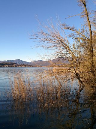 Giro dei laghi di Comabbio e Varese da Angera