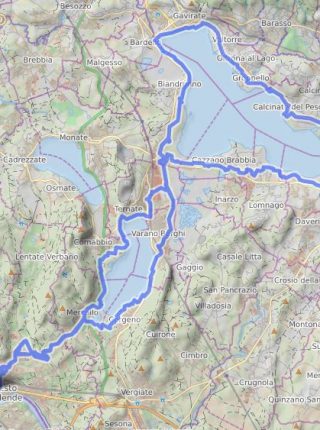 Round Trip of Varese and Comabbio lakes